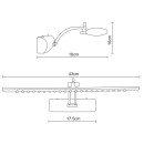 Globo 78301 LED nástěnné svítidlo Picture I 1x3W | 220lm | 4000K - nad obraz