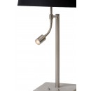LED stolní lampička Lucide Poss 1x60W E27/1x3W LED - čtecí lampa