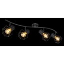 Globo 54017-4 přisazené stropní svítidlo Priska 4x40W | E27 - černá