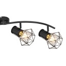 Globo 54017-4 přisazené stropní svítidlo Priska 4x40W | E27 - černá