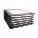 Philips 8719514385382 venkovní nástěnné svítidlo Shades 1x 42W | E27 | IP44 - antracit
