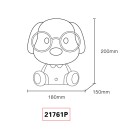 Globo PUPPY 21761P LED stolní lampička | 1W LED | 32lm | 3000K