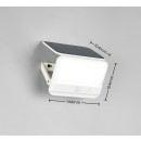 Trio TR23166101 LED solární venkovní nástěnné svítidlo VIAMAO  | 4W integrovaný LED zdroj | 400lm | 4000K