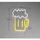 Trio R23721100 nástěnné svítidlo BEER | 5W integrovaný LED zdroj | s vypínačem