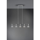 Trio R30185007 závěsné stropní svítidlo Vannes 5x40W | E27 - matný nikl