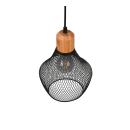 Trio R31281032 závěsné stropní svítidlo Valeria 1x40W | E27 - nastavitelná výška, černá