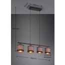 Trio R31554041 závěsné stropní svítidlo Davos | 4x10W E14