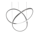 Trio R32051407 LED závěsné stropní svítidlo Course 1x27,5W | 3150lm | 4000K - stmívatelné, Dimmer Switch, matný nikl