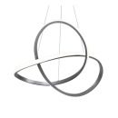 Trio R32051407 LED závěsné stropní svítidlo Course 1x27,5W | 3150lm | 4000K - stmívatelné, Dimmer Switch, matný nikl