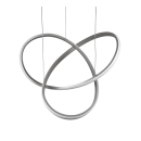 Trio R32051407 LED závěsné stropní svítidlo Course 1x27,5W | 3150lm | 4000K - stmívatelné, Dimmer Switch, matný nikl