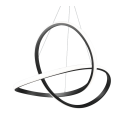 Trio R32051432 LED závěsné stropní svítidlo Course 1x27,5W | 3150lm | 4000K - stmívatelné, Dimmer Switch, černá