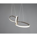 Trio R32751107 LED závěsné stropní svítidlo Sansa 1x28W | SMD | 3200lm | 3000K - 3 fázové stmívání, matný nikl