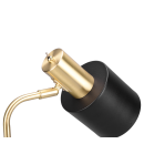 Trio R41041080 stojací svítidlo Adam 1x10W | E27 - černá, zlatá