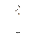 Trio TR41783042 stojací lampa CADIZ  | 10W E14 | s vypínačem | černá