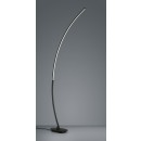 Trio R42791132 LED stojací lampa Solo 1x11W | 1100lm | 3000K | IP20 - nožní vypínač, černá