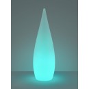 Trio R45101901 LED zahradní svítidlo Palmas 1x4,5W | 120lm | 3000K | IP44 | RGB - dálkové ovládání, stmívatelné, bílá