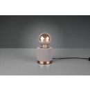 Trio R50691011 stolní svítidlo Judy 1x40W | E27 - kabelový spínač, bílá