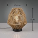 Trio R51101026 stolní lampička Miki | 1x40W E27