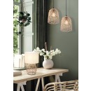 Trio R51131036 stolní svítidlo Rike 1x40W | E27 | IP20 - vypínač umístěný na kabelu, ratan