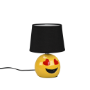 Trio R51191002 stolní svítidlo Lovely 1x10W | E14 - kabelový spínač, žlutá, černá