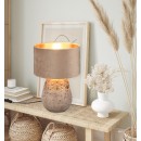 Trio R51231061 stolní svítidlo Kiran 1x60W | E27 - kabelový spínač, šedá