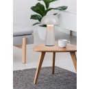 Trio R52176177 LED venkovní stolní svítidlo Lennon 1x2W | 180lm | 3000K | IP44 - 4 fázový dotykový stmívač, baterie, USB, šedá