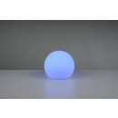 Trio R55326101 LED zahradní solární stolní svítidlo Melo 1x0.5W | 30lm | 3000K | IP67 | RGB- soumrakový senzor, paměťová funkce, vypínač na těle, dálkové ovládání, bílá