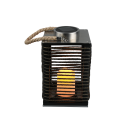 Trio R55346132 LED solární venkovní stolní svítidlo Santana 1x0,1W | IP44 - soumrakový senzor, černá