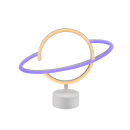 Trio R55370101 LED stolní svítidlo Planet 1x1,6W | 20lm | USB - bílá,