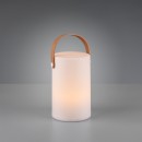 Trio R57080101 LED venkovní ​​stolní svítidlo Aruba 1x1W | 70lm | 3000K | IP44 | RGB - USB, dobíjecí, přenosné, bílá