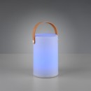 Trio R57080101 LED venkovní ​​stolní svítidlo Aruba 1x1W | 70lm | 3000K | IP44 | RGB - USB, dobíjecí, přenosné, bílá