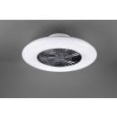 Trio R62402106 LED přisazený lustr s ventilátorem Visby 1x40W | 3000lm | 3000-6500K - stmívatelný, s dálkovým ovladačem
