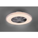 Trio R62412106 LED přisazený lustr s ventilátorem Harstad 1x40W | 3000lm | 3000-6500K - stmívatelné, s dálkovým ovladačem