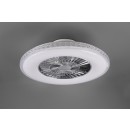 Trio R62412106 LED přisazený lustr s ventilátorem Harstad 1x40W | 3000lm | 3000-6500K - stmívatelné, s dálkovým ovladačem