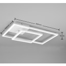 Trio R62642131 LED přisazené stropní svítidlo Padella 1x25W | 3000lm | 4000K - nastavitelné, 3 fázové stmívání, bílá