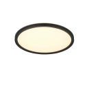 Trio TR63011102 LED přisazené stropní svítidlo JOKO  | 18W integrovaný LED zdroj | 1x2100lm | 2700-6500K | stmívač | dálkové ovládání | černá