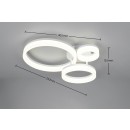 Trio R63601331 LED přisazené stropní svítidlo SCOPE | 32W integrovaný LED zdroj | 4200lm | 4000K