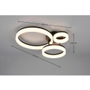 Trio R63601332 LED přisazené stropní svítidlo SCOPE | 32W integrovaný LED zdroj | 4000lm | 3000K