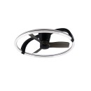 Trio R64262132 LED ventilátor s osvětlením STOCKHOLM | 37W integrovaný LED zdroj | 4300lm | 2700-6500K | s vypínačem | rgb - barevné | stmívač | dálkové ovládání | ventilátor