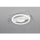 Trio TR64801131 LED přisazené stropní svítidlo WHEELER | 16W integrovaný LED zdroj