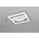 Trio TR64801931 LED přisazené stropní svítidlo WHEELER | 16W integrovaný LED zdroj