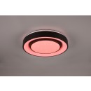 Trio R65041032 LED SMD inteligentní stropní svítidlo Mona 1x20W | 3000 - 6000 K | 2400lm - RGB, hvězdný efekt, stmívatelné, dálkové ovládání WiZ