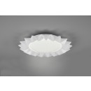 Trio R65071201 LED stropní svítidlo Sunflower 1x13W+1,5W | 1400lm | 2700-5500K | RGB - stmívatelné, paměťová funkce, dálkové ovládání, noční režim, bílá