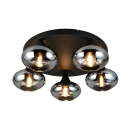 Trio TR66645054 přisazené stropní svítidlo DIVINA  | 10W E14 | kouřová