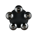 Trio TR66645054 přisazené stropní svítidlo DIVINA  | 10W E14 | kouřová