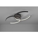 Trio R67011142 LED přisazený lustr Cocos 2x10W | 2600lm | 3000K - černá, SwitchDimmer
