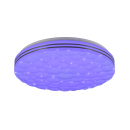 Trio R67131100 LED stropní svítidlo Tiger 1x22W | 2500lm | 2700-6000K | RGB - dálkové ovládání, noční režim, stmívatelné, třpytivý efekt, bílá