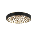 Trio R67161132 LED stropní svítidlo Chizu 1x22W | 2500lm | 2700-6000K | RGB - stmívatelné, noční režim, dálkové ovládání, černá