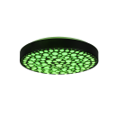 Trio R67161132 LED stropní svítidlo Chizu 1x22W | 2500lm | 2700-6000K | RGB - stmívatelné, noční režim, dálkové ovládání, černá