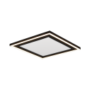 Trio R67213332 LED stropní svítidlo Carus 1x16W+8,5W | 2300lm+1300lm | 3000K - oddělené vypínače, černá